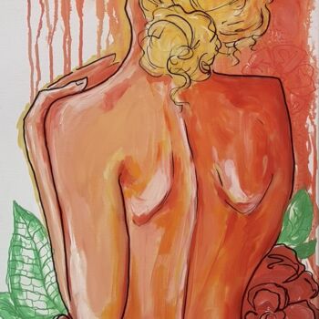 Painting titled "Sensuality" by Natalya Cernov, Original Artwork, Acrylic
