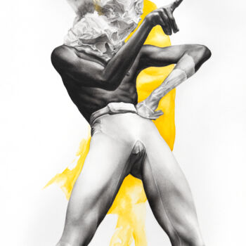 Рисунок под названием "ANIMA DANCE #2" - Наталя Правда, Подлинное произведение искусства, Пастель