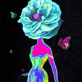 "Alice" başlıklı Tablo Natalya Zhadenova tarafından, Orijinal sanat, Pastel