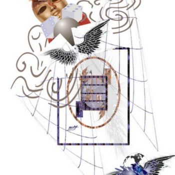 Grafika cyfrowa / sztuka generowana cyfrowo zatytułowany „ariel velvet” autorstwa Natasa Marinkovic, Oryginalna praca