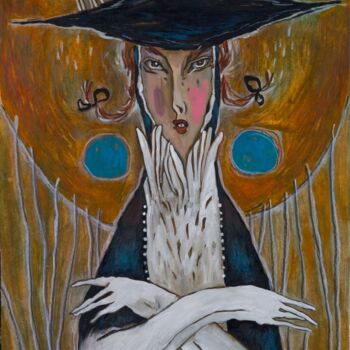 Peinture intitulée "Portrait Of The Sor…" par Natasha Ermolaeva, Œuvre d'art originale, Aquarelle