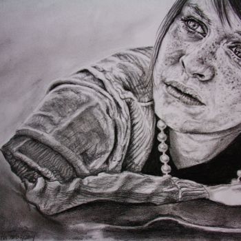 Drawing titled "portrait" by Natasha Pelley-Smith, Original Artwork, Other