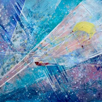 Pittura intitolato "Waterbird" da Natasha Zhukova, Opera d'arte originale, Acrilico