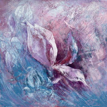 Pittura intitolato "In the magnolia gar…" da Natasha Zhukova, Opera d'arte originale, Cera