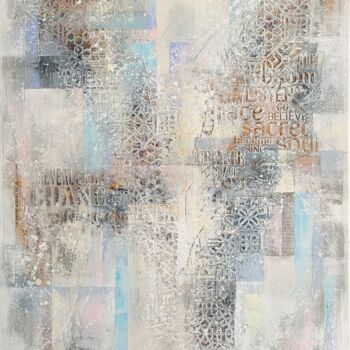 Картина под названием "Grace" - Natasha Zhukova, Подлинное произведение искусства, Акрил Установлен на Деревянная рама для н…