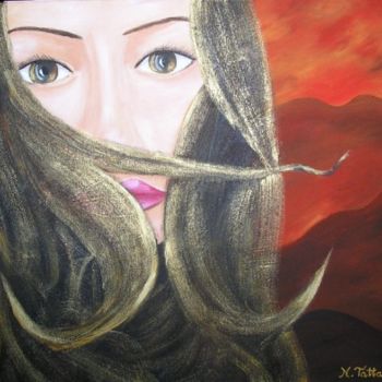 Malerei mit dem Titel "The Orient II" von Natasha Tatta, Original-Kunstwerk