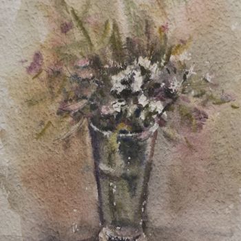 Painting titled "Flowers" by Shtainfeld-Borovkov Nataly, Original Artwork, Watercolor