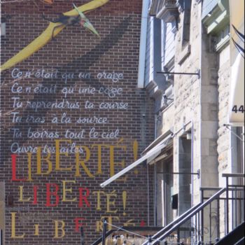 「Quand la Liberté s’…」というタイトルの写真撮影 Nathalie De Courrègesによって, オリジナルのアートワーク
