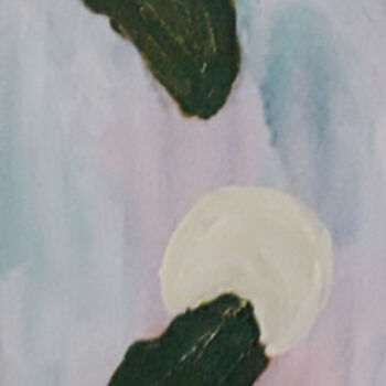 Painting titled "Pleine Lune" by Nate, Original Artwork, Acrylic
