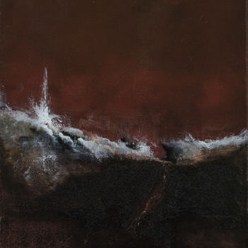 Peinture intitulée "magma.jpg" par Nathalie Bardyn, Œuvre d'art originale, Acrylique