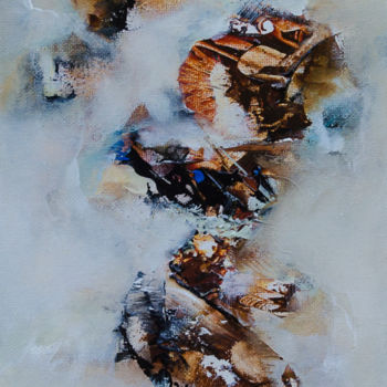 Peinture intitulée "Les îles" par Nathalie Bardyn, Œuvre d'art originale, Acrylique