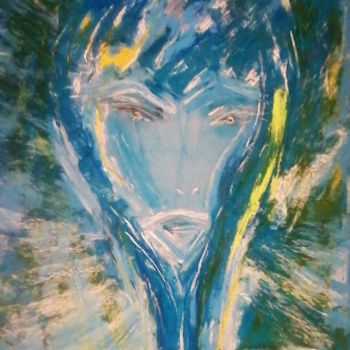 Painting titled "L 'ETERNELLE DEMEUR…" by Nathalie Bellanger, Original Artwork, Acrylic