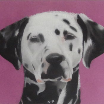 图画 标题为“Dalmatien” 由Nathalie Bernard, 原创艺术品, 粉彩