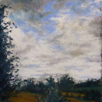 Pintura titulada ""Avant l'orage"" por Nathalie Durand (Ndpastelart), Obra de arte original, Pastel