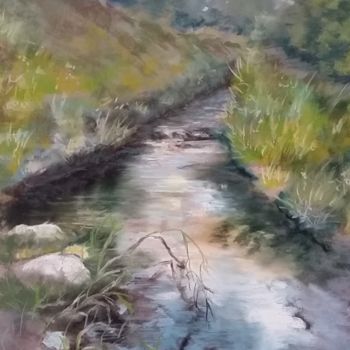 Pintura titulada ""Dans la Montagne N…" por Nathalie Durand (Ndpastelart), Obra de arte original, Pastel