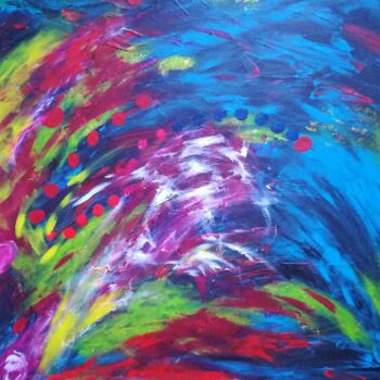 Pittura intitolato "Révolte colors" da Nathalie Jasseny, Opera d'arte originale, Acrilico