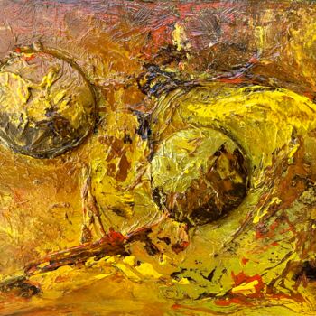 Картина под названием "SPHÈRE D'UNITÉ" - Nathalie Morin, Подлинное произведение искусства, Акрил Установлен на Деревянная ра…