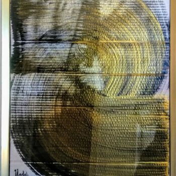 "OEUVRE UNIQUE "RICH…" başlıklı Tablo Nathalie Nadal-Olivié tarafından, Orijinal sanat, Akrilik Ahşap panel üzerine monte ed…