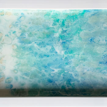 Картина под названием "Seat Froth" - Nathalie Pelisson, Подлинное произведение искусства, Акрил Установлен на Деревянная рам…
