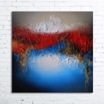 Peinture intitulée "ALIOTH tableau abst…" par Nathalie Robert, Œuvre d'art originale, Acrylique