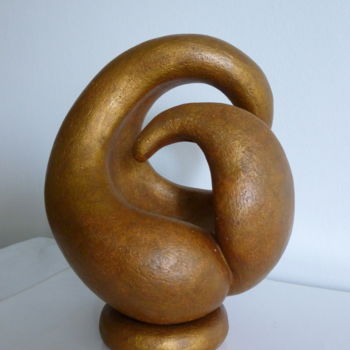 Sculpture titled "Ronde" by Nr, Original Artwork, Terra cotta