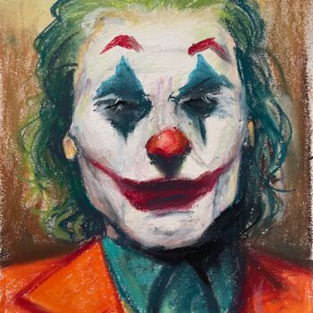 Peinture intitulée "Joker - Joaquin Pho…" par Nathalie S., Œuvre d'art originale, Huile