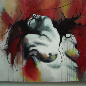 Pintura intitulada "l envouté" por Nathalie Simard, Obras de arte originais, Óleo