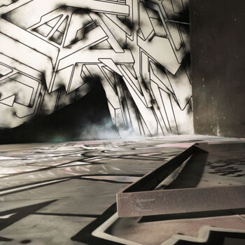 Fotografía titulada "Graff" por Nathalie Simon, Obra de arte original, Fotografía digital