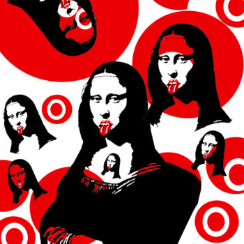 Digital Arts titled "Mona Lisa au concer…" by Nathalie Simonet, Original Artwork, Photo Montage