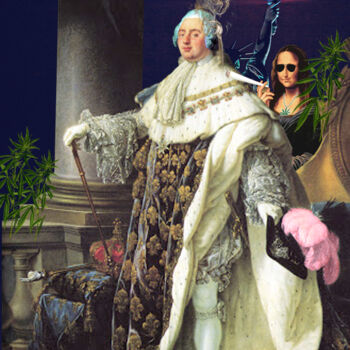 Arts numériques intitulée "Louis XVI et la Joc…" par Nathalie Simonet, Œuvre d'art originale, Photo montage