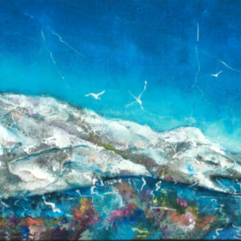 Malarstwo zatytułowany „"Iceberg tropical"” autorstwa Nathalie Troalen, Oryginalna praca, Akryl