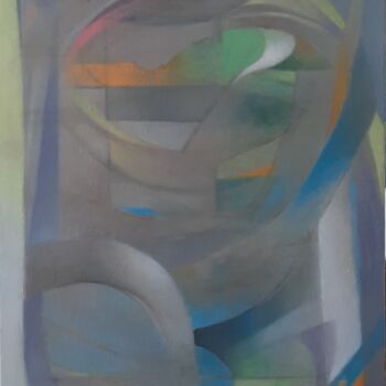 Картина под названием "La Parure" - Nathalie Gautier, Подлинное произведение искусства, Масло Установлен на Деревянная рама…