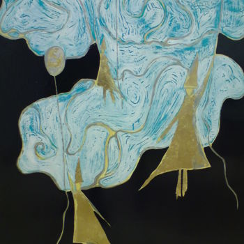 Artcraft με τίτλο "Dans les airs" από Nathalie Kalattyan :Artiste Peintre Laqu, Αυθεντικά έργα τέχνης