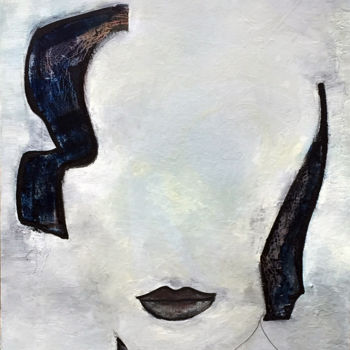 Картина под названием "PROMESSE" - Nathalie Mary, Подлинное произведение искусства, Масло Установлен на Деревянная рама для…
