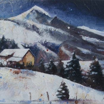 Peinture intitulée "vercors le peuil" par Nathalie Pouillault Boyaval, Œuvre d'art originale, Autre