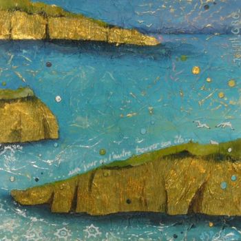 Painting titled "Belle ile en mer VI" by Nathalie Pouillault Boyaval, Original Artwork