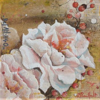 Peinture intitulée "Rosée I" par Nathalie Pouillault Boyaval, Œuvre d'art originale