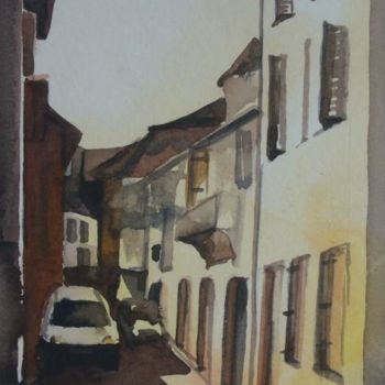 Painting titled "Ruelle I" by Nathalie Pouillault Boyaval, Original Artwork