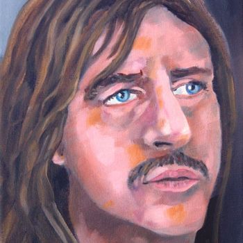 Painting titled "Ringo Starr" by Nathalitay, Original Artwork, Oil