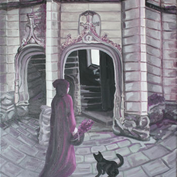 Malerei mit dem Titel "Wiccane" von Nathalitay, Original-Kunstwerk