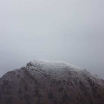 Fotografia zatytułowany „Montagne enneigée” autorstwa Nathanael Desmeules, Oryginalna praca, Fotografia cyfrowa