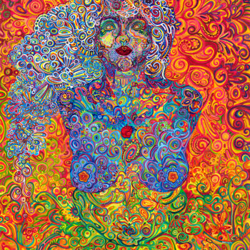 Painting titled "Eve" by Natitota, Original Artwork