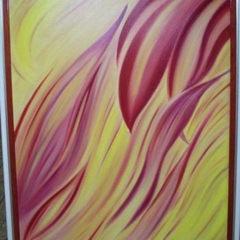 Pintura titulada "TROPIQUES FLAMBOYAN…" por Natka, Obra de arte original, Oleo