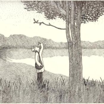 Картина под названием "collector 8" - Natsuo Ikegami, Подлинное произведение искусства