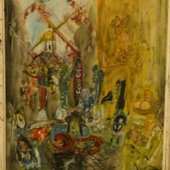 Pittura intitolato "Орфей в Аду / Orphe…" da Natta Konysheva, Opera d'arte originale, Altro