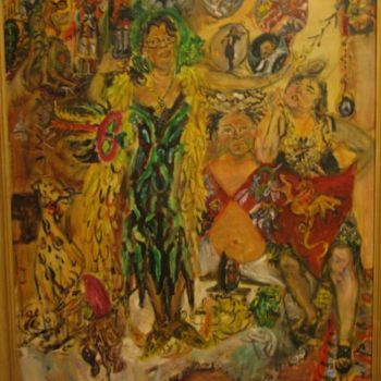 Pittura intitolato "Саломея / Salome" da Natta Konysheva, Opera d'arte originale, Olio