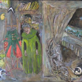 Painting titled "Саша Чагадаев/ Alex…" by Natta Konysheva, Original Artwork, Other