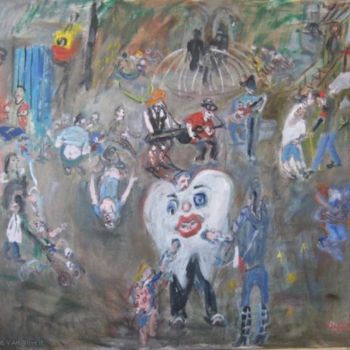 Malerei mit dem Titel "Новокузнецкая / Nov…" von Natta Konysheva, Original-Kunstwerk, Andere