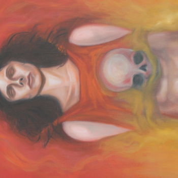 Painting titled "Passionate Turmoil" by Franco Navarro, Original Artwork, Oil