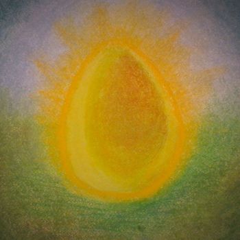 Картина под названием "Внутреннее свечение" - Светозара Любомирова, Подлинное произведение искусства, Пастель